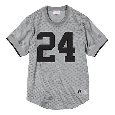 Raiders M&N Men's Mesh V-Neck Jersey - The Locker Room of Downey