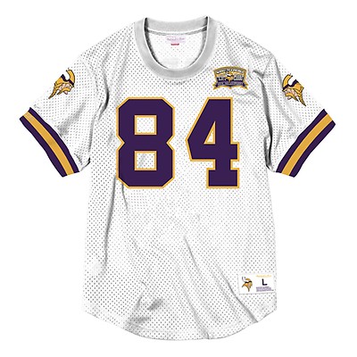 Mitchell & Ness Men's Minnesota Vikings Randy Moss #84 White Throwback  Jersey