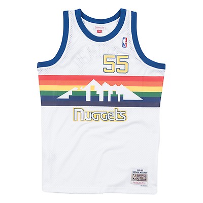 Mitchell & Ness Men's Georgetown Hoyas Dikembe Mutombo #55 Grey 1990-91  Swingman Replica Throwback Jersey