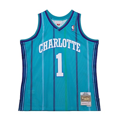 Swingman Jersey Charlotte Hornets Road 1992-93 Larry Johnson