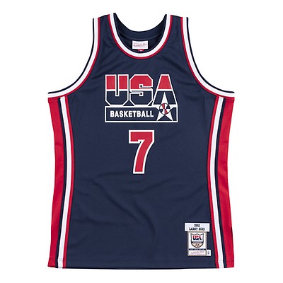 Larry Bird USA Basketball Mitchell & Ness 1992 Dream Team Authentic Shooting Shirt - White