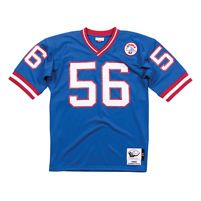 Men's Mitchell & Ness Lawrence Taylor Royal New York Giants 1990 Authentic Throwback Retired Player Jersey