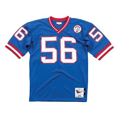 Men's Mitchell & Ness Mark Bavaro Royal New York Giants Legacy Replica Jersey Size: 4XL