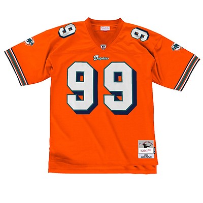 Men's Mitchell & Ness Zach Thomas Orange Miami Dolphins 2004 Legacy Replica Jersey