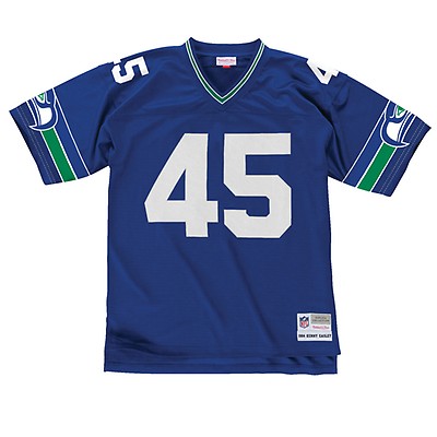Men's Seahawks Throwback & Gold Cool Base Jersey - All Stitched