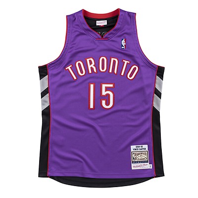 Mitchell & Ness Toronto Raptors Vince Carter Black Gold 1998-99 Hardwood Classics Authentic Jersey