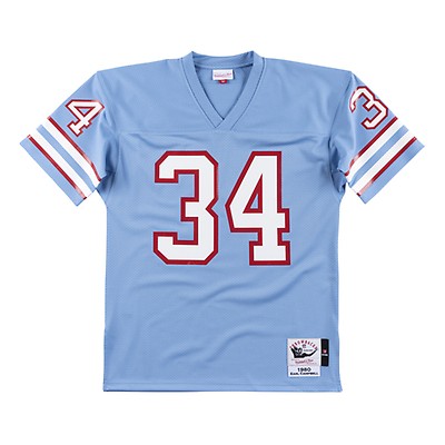 Mitchell & Ness Earl Campbell Houston Oilers Platinum NFL 100 Retired  Player Legacy Jersey