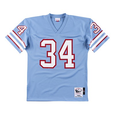 Earl Campbell Houston Oilers Mitchell & Ness Women's 1980 Legacy Replica Jersey - Light Blue