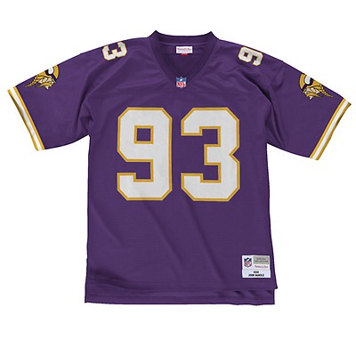 Men's Mitchell & Ness Randy Moss Purple/Gold Minnesota Vikings 1998 Split Legacy Replica Jersey