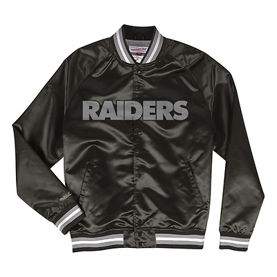 Double Clutch Lightweight Satin Jacket Oakland Raiders - Shop