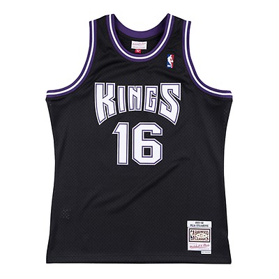 Mike Bibby Sacramento Kings Mitchell & Ness Hardwood Classics 2001-02 Swingman Jersey - Black