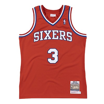 Mitchell & Ness Allen Iverson Philadelphia 76ers Royal Hardwood Classics Authentic 1996 Jersey Size: Extra Large