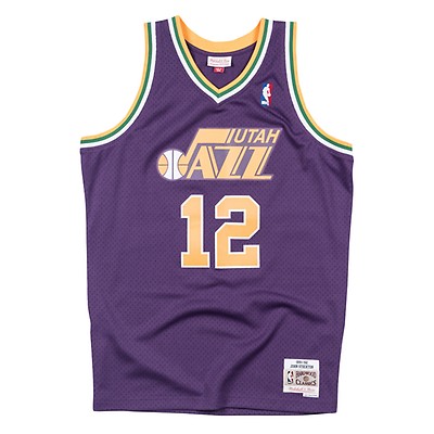 John Stockton Jersey  Utah Jazz Mitchell & Ness Throwback - Purple