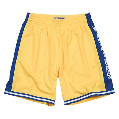 Men's Pro Standard Stephen Curry Yellow Golden State Warriors 75th  Anniversary Team Shorts