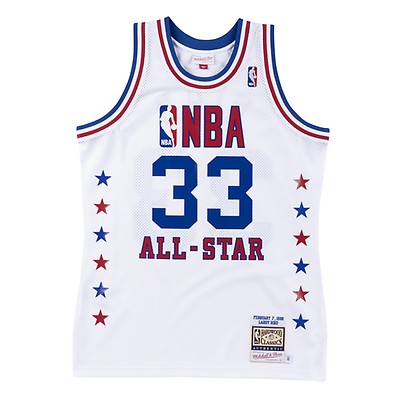 Mitchell and Ness Swingman Larry Bird All Star East NBA 1985 Jersey White / S