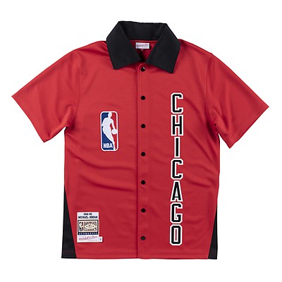 Men's Chicago Bulls Pro Standard Red Capsule Baseball Button-Up Shirt