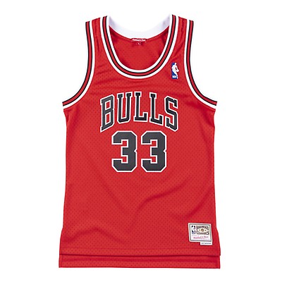 Chicago Bulls Scottie Pippen 1997-98 Hardwood Classics Alternate Swingman  Jersey By Mitchell & Ness - Black - Mens