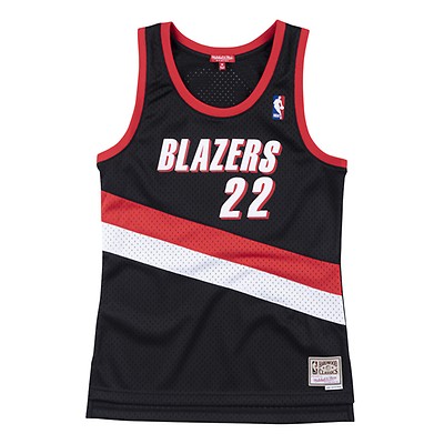 Youth Portland Trail Blazers Clyde Drexler Mitchell & Ness Black 1991-92 Hardwood Classics Swingman Jersey