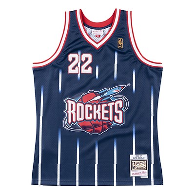 Mitchell & Ness Men's Houston Rockets Clyde Drexler #22 Swingman Navy Jersey