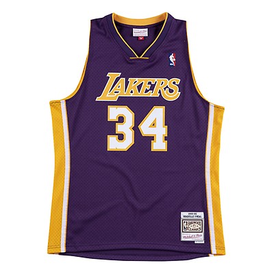 NBA 2004 West Shaquille ONeal Authentic All-Star Jersey By Mitchell & Ness  - White - Mens