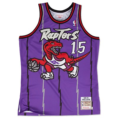 Retro 98-99 Vince Carter #15 Toronto Raptors basketball jersey Stitched Purple 