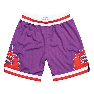 RETRO NBA SUNS COLLEGE STYLE MESH PRINTED BASKETBALL SHORTS