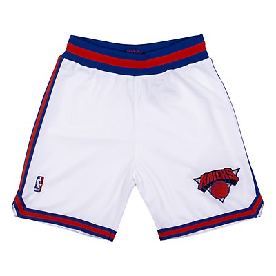 Shop Mitchell & Ness New York Knicks 1991-1992 Swingman Shorts  SMSHGS18241-NYROYA91 blue