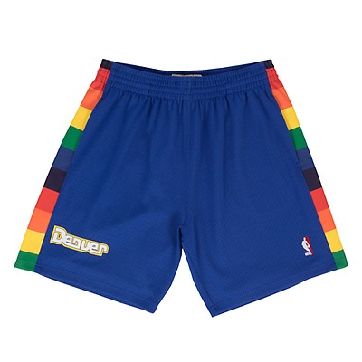 Collect & Select Denver Nuggets NBA Swingman Basketball Shorts Size XS  Rainbow