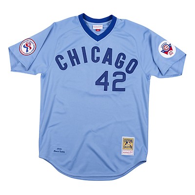 Bruce Sutter Chicago Cubs Mitchell & Ness Road 1976 Cooperstown Collection Authentic Jersey - Light Blue