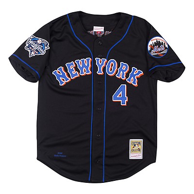 Men's Mitchell & Ness New York Mets MLB Mike Piazza 2004 BP Baseball Jersey