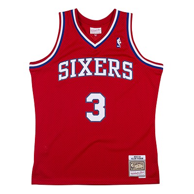 Mitchell & Ness Allen Iverson White Philadelphia 76ers 1996-97 Swingman Jersey