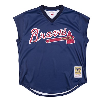 Mitchell & Ness Men's Mitchell & Ness Greg Maddux Navy Atlanta Braves  Cooperstown Collection Batting Practice Jersey