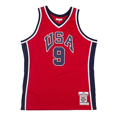 Shop Mitchell & Ness Team USA Michael Jordan 1992 Authentic Jersey  AJY4GS18414-USANAVY92MJO blue