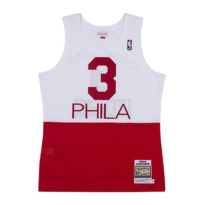 Mitchell & Ness NBA Swingman Jersey Philadelphia 76ers Home 2000-01 Allen Iverson #3 Jerseys & Team Gear Multi in size:S-8