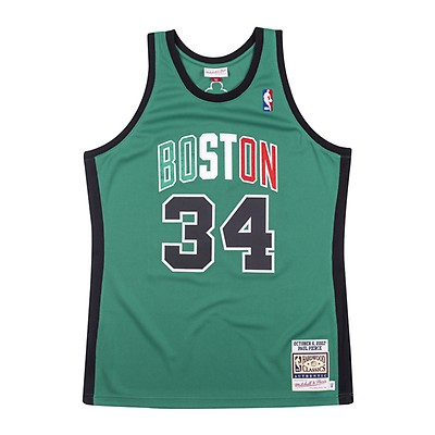 Shirts, Vintage Boston Celtics Off Brand Basketball Jersey Paul Pierce 34  Green White