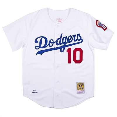 Men's Mitchell & Ness Pedro Martinez White Los Angeles Dodgers 1993 Cooperstown Collection Home Authentic Jersey