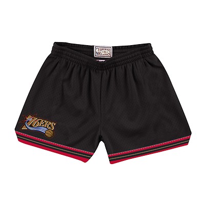 Shop Mitchell&Ness Philadelphia 76ers Shorts (black black) online