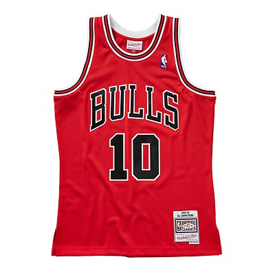 Men's Mitchell & Ness Steve Kerr Black Chicago Bulls 1995-96 Hardwood Classics Swingman Player Jersey