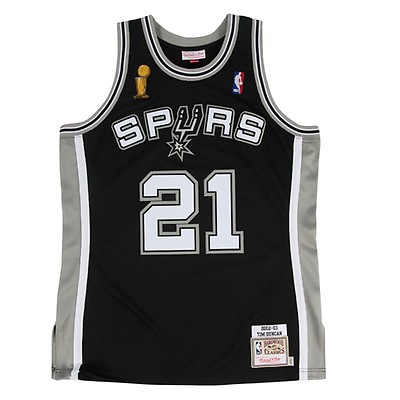 Men's Mitchell & Ness Tim Duncan Black San Antonio Spurs 1998-99 Hardwood  Classics Swingman Jersey