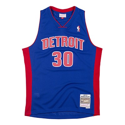 NBA Detroit Pistons Basketball Blank 2004-05 Throwback Game Jersey Size  50+4