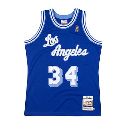 Men's Mitchell & Ness Elgin Baylor Royal Los Angeles Lakers 1960-61 Hardwood Classics Swingman Player Jersey