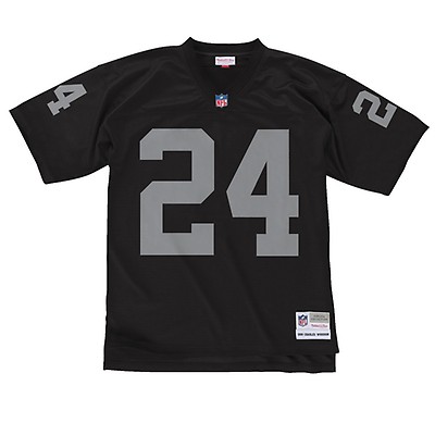 Marcus Allen Oakland Raiders Long Sleeve Throwback Style Football Jersey