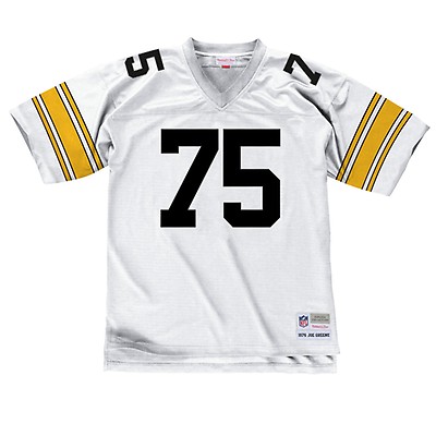 Men's Mitchell & Ness Franco Harris White Pittsburgh Steelers Legacy Replica Jersey Size: Small