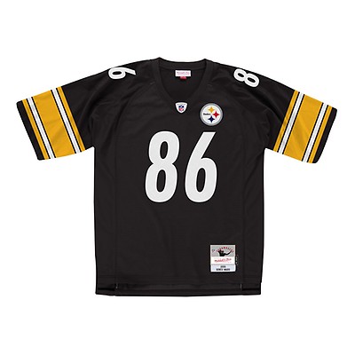 Mitchell & Ness Men's Troy Polamalu Black Pittsburgh Steelers Alternate 2008 Legacy Replica Jersey