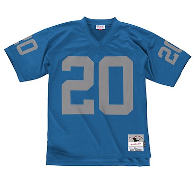 Mitchell & Ness Men's Barry Sanders Blue Detroit Lions 1994 Legacy Replica Jersey