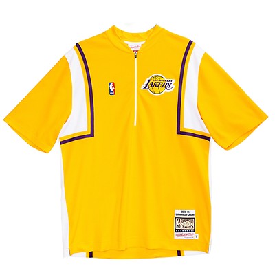 NBA Los Angeles Lakers Warmup / Workout Jersey Style Top / Shirt Size Large  - XL