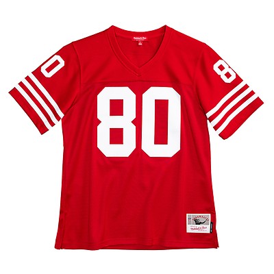 Mitchell & Ness Women's Joe Montana Scarlet San Francisco 49ers 1990 Legacy Replica Jersey