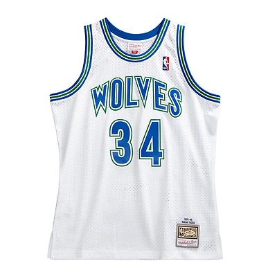 Mitchell & Ness Swingman Kevin Garnett Minnesota Timberwolves NBA 1995-96 Jersey White / S