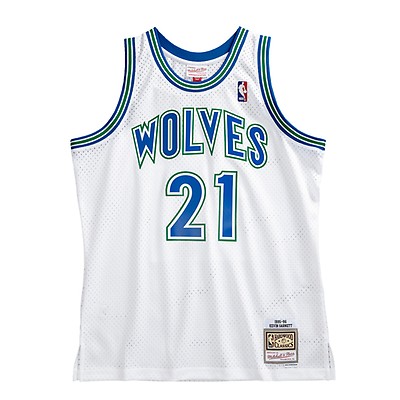 Isaiah Rider Minnesota Timberwolves Mitchell & Ness 1995-96 Hardwood Classics Swingman Jersey – White