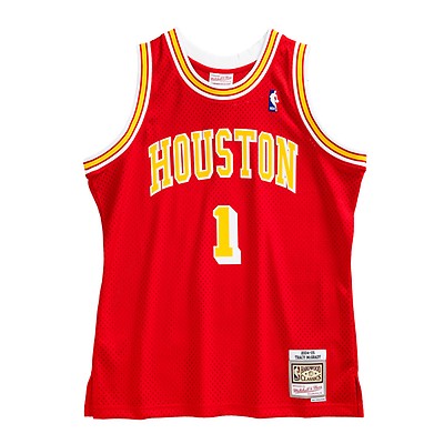 Lids Hakeem Olajuwon Houston Rockets Mitchell & Ness Hardwood Classics  1993/94 Tie-Dye Swingman Jersey - Black